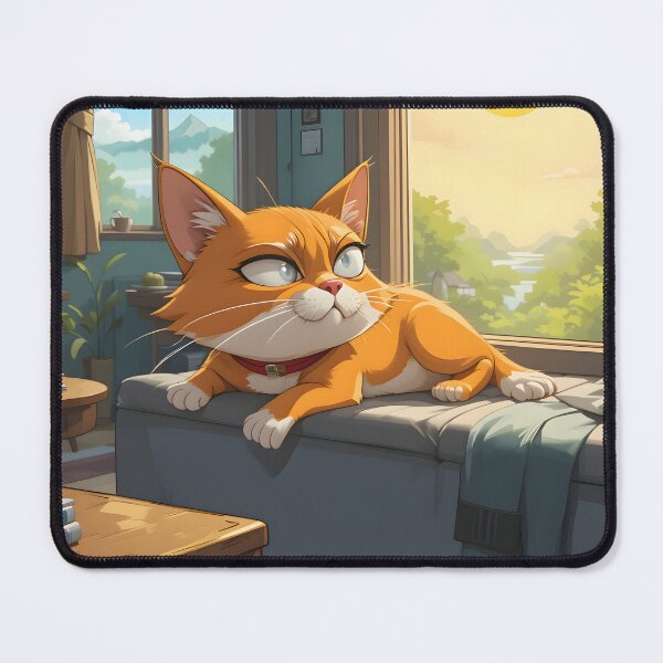 Item preview, Sunshine Cartoon Cats Cozy Morning Settings Illustration Lasagna designed and sold by ART ATTACK ZONE.