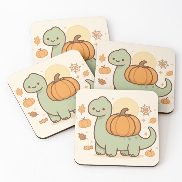 Item preview, Spooky Cute Dino Pumpkins (Stegosaurus) designed and sold by RHADMAS.