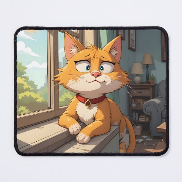 Item preview, Cartoon Cats Cozy Indoor Settings Illustration Lasagna designed and sold by ART ATTACK ZONE.