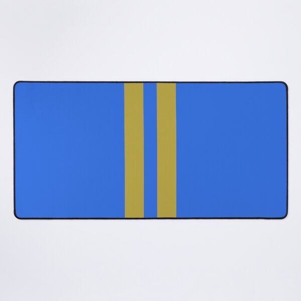Item preview, Dual Racing Stripes - Large Gap ("Gold" Non-Metallic on Royal Blue) designed and sold by Racing Stripes Only.