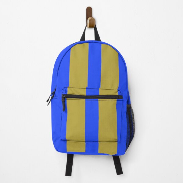Item preview, Dual Racing Stripes - Large Gap ("Gold" Non-Metallic on Neon Blue) designed and sold by Racing Stripes Only.