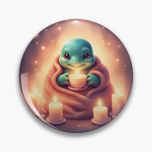 Artikelvorschau, Kawaii Cozy Turtle Art mit Tee" entworfen und verkauft von TheDreamAtelier.