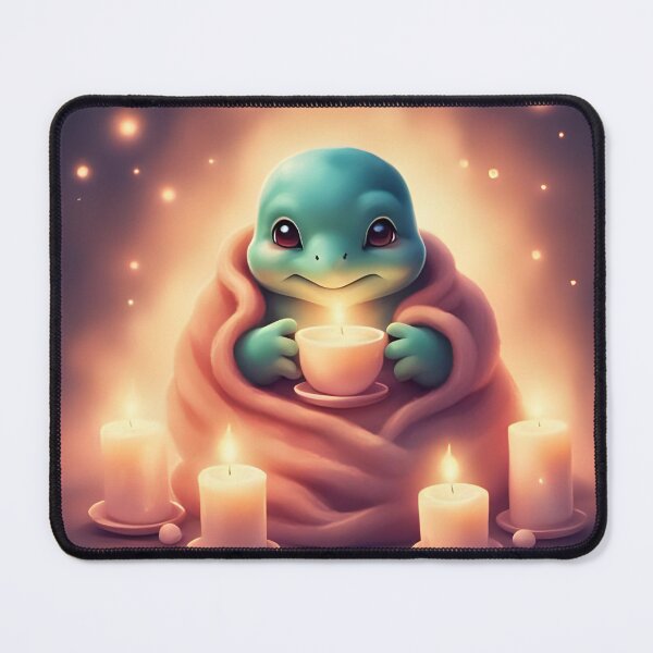 Item preview, Kawaii Cozy Turtle Art with Tea" designed and sold by TheDreamAtelier.