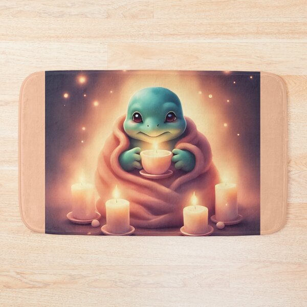 Item preview, Kawaii Cozy Turtle Art with Tea" designed and sold by TheDreamAtelier.