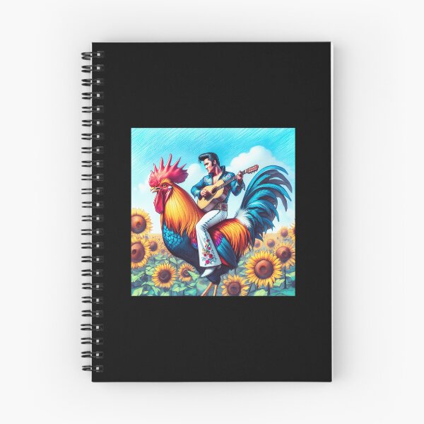 Item preview, Crooner Elvis Rides A Rooster designed and sold by ManjaHein.