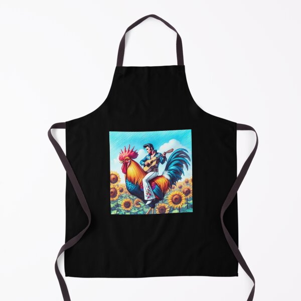 Item preview, Crooner Elvis Rides A Rooster designed and sold by ManjaHein.