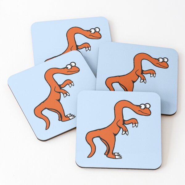 Item preview, Afraid Dinosaur Fear Sad Shy Fearful Panic Scared designed and sold by shirt-o-mat.