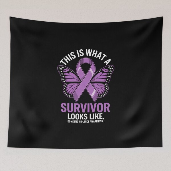 Item preview, Domestic Violence Awareness Ribbon Support designed and sold by NayelKlocko.
