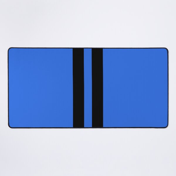 Item preview, Dual Racing Stripes - Large Gap (Black on Royal Blue) designed and sold by Racing Stripes Only.