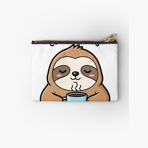 Item preview, Cute Sloth Powered By Coffee & Naps designed and sold by PENLEAF DESIGNS.