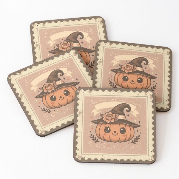 Aperçu de l'œuvre Fille citrouille rétro pour Halloween – Design vintage effrayant et mignon pour la décoration et les vêtements créée et vendue par Compass and a Camera.