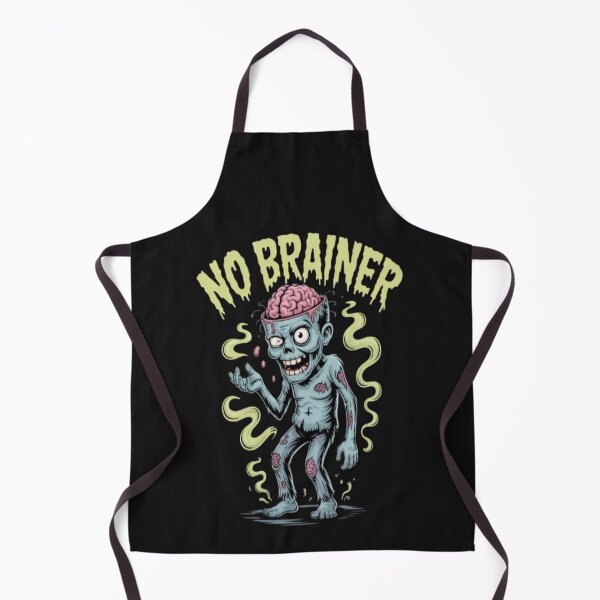 Item preview, Halloween No Brainer Zombie with Exposed Brain designed and sold by JustForYouGifts.