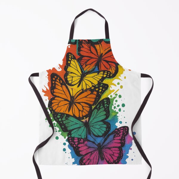 Item preview, Rainbow Butterfly Monarch Art – Colorful Pride Nature Design designed and sold by shogan712.