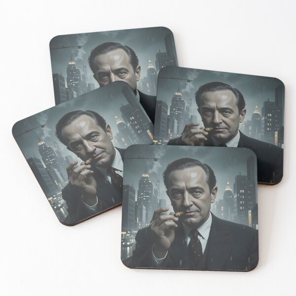 Item preview, Suspense Boy Mysterious Noir Figures Dramatic City Environments designed and sold by ART ATTACK ZONE.
