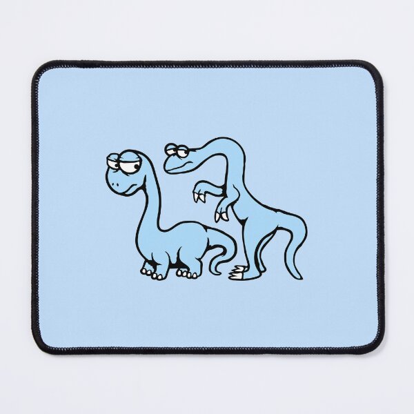 Item preview, 2 Afraid Dinosaur Sad Shy Fearful Panic Scared Friends designed and sold by shirt-o-mat.