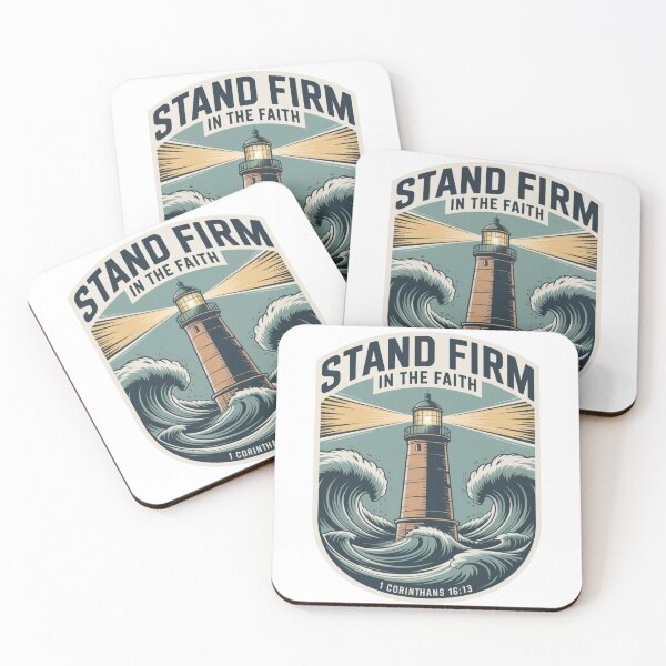 Item preview, Lighthouse — Stand Firm in the Faith designed and sold by GENX-AUTISM-DAD.