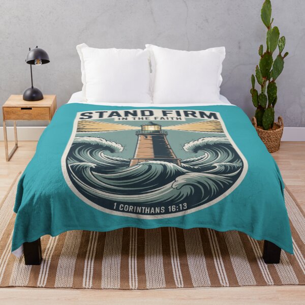 Item preview, Lighthouse — Stand Firm in the Faith designed and sold by GENX-AUTISM-DAD.