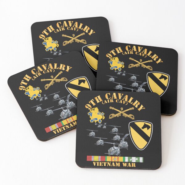 Item preview, Army - 9th Cavalry (Air Cav) - 1st  Cav Division wo Airmobile w VN SVC X 300 designed and sold by Military Insignia Products.