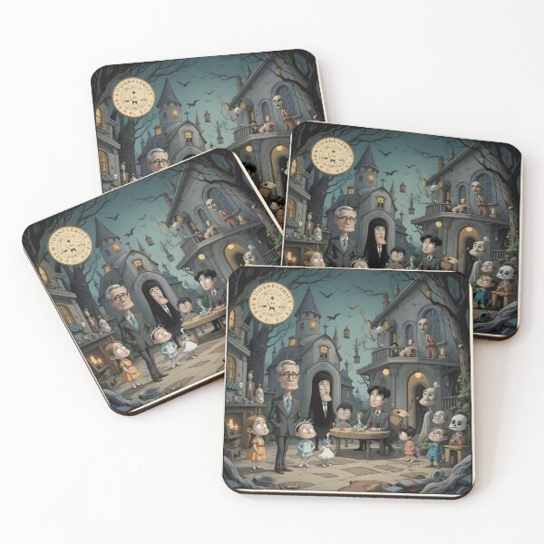Item preview, Cartoons Characters Mysterious Noir Figures Dramatic City Environments designed and sold by ART ATTACK ZONE.