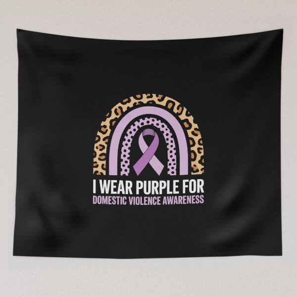 Item preview, Domestic Violence Awareness Support Rainbow designed and sold by NayelKlocko.
