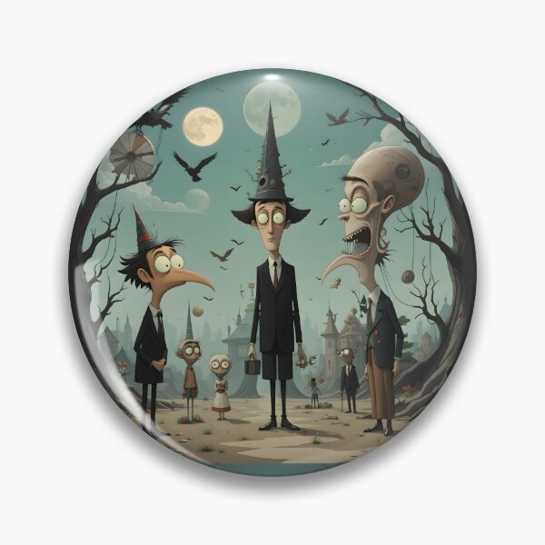 Item preview, Surreal Cartoons Mysterious Noir Figures Dramatic City Environments designed and sold by ART ATTACK ZONE.