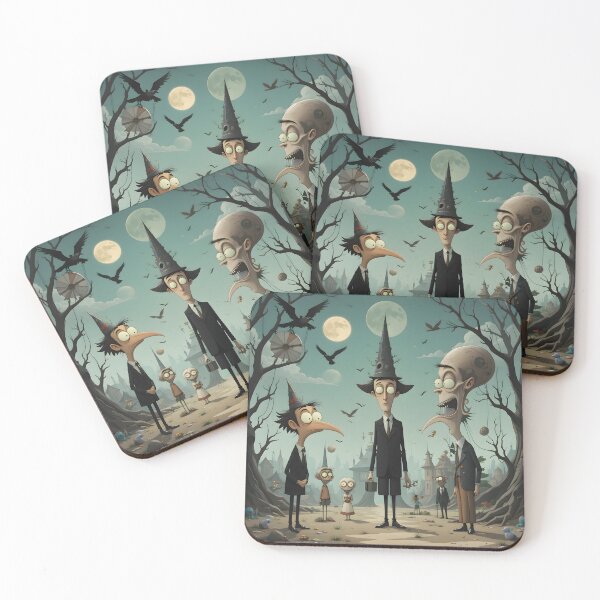 Item preview, Surreal Cartoons Mysterious Noir Figures Dramatic City Environments designed and sold by ART ATTACK ZONE.