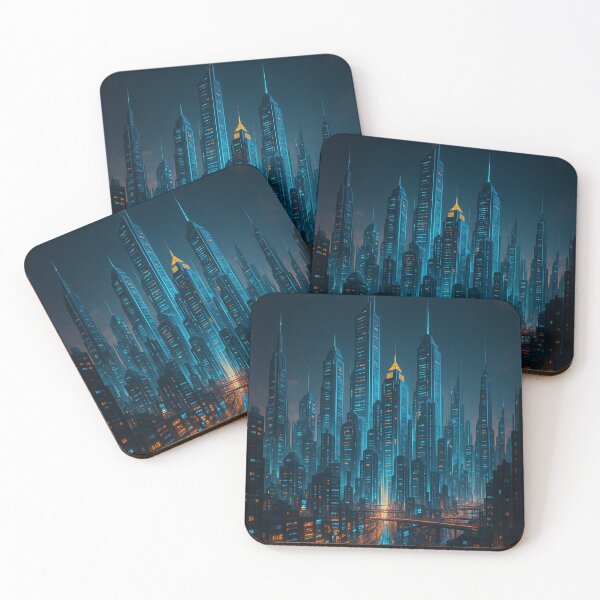 Item preview, Futuristic Skyline – The City That Never Slept designed and sold by LyraPublishing.