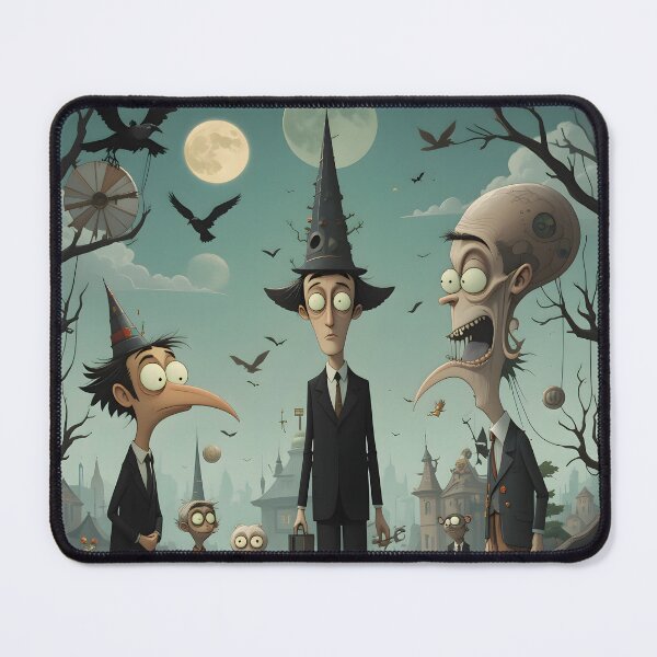 Item preview, Surreal Cartoons Mysterious Noir Figures Dramatic City Environments designed and sold by ART ATTACK ZONE.