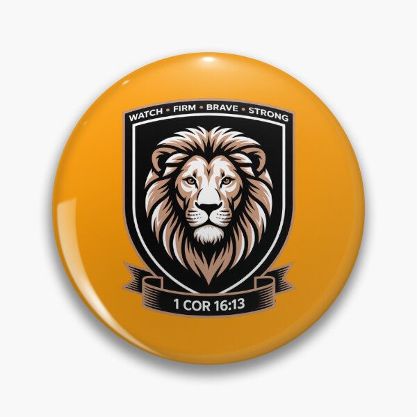 Item preview, Lion Shield — Classic Badge designed and sold by GENX-AUTISM-DAD.