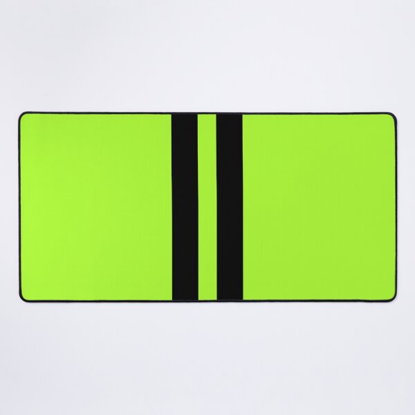 Item preview, Dual Racing Stripes - Large Gap (Black on Green-Yellow) designed and sold by Racing Stripes Only.