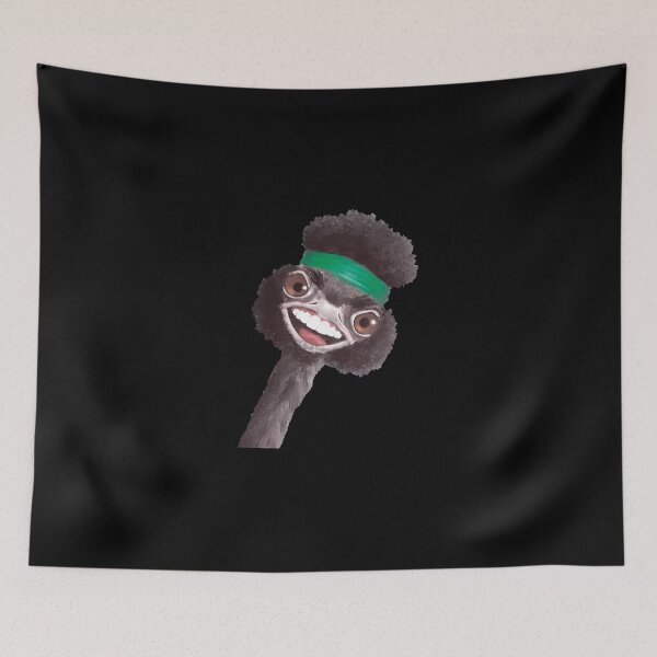 Item preview, Lindo avestruz con pelo afro designed and sold by RosemarLorenz.