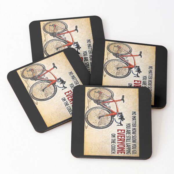 Item preview, Cycling Bicycle No Matter How Slow You Go Poster designed and sold by RosemarLorenz.