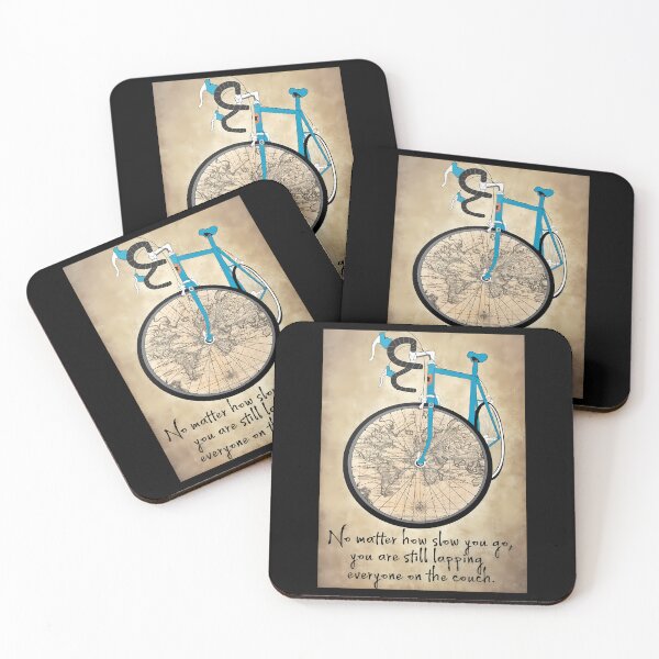 Item preview, Cycling No Matter How Slow You Go Poster designed and sold by RosemarLorenz.
