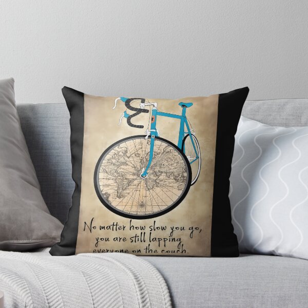 Item preview, Cycling No Matter How Slow You Go Poster designed and sold by RosemarLorenz.