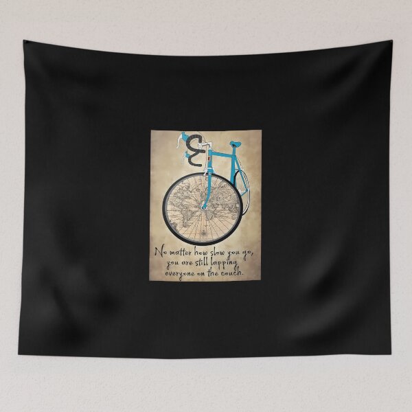 Item preview, Cycling No Matter How Slow You Go Poster designed and sold by RosemarLorenz.