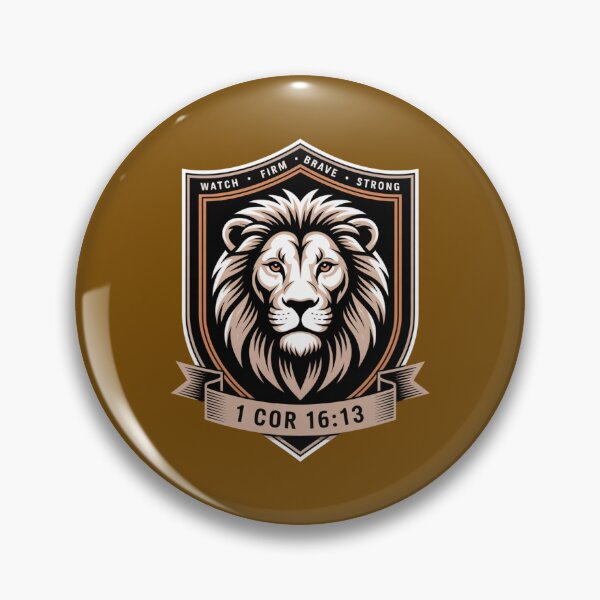 Item preview, Lion Courage Crest — Ribbon Banner designed and sold by GENX-AUTISM-DAD.