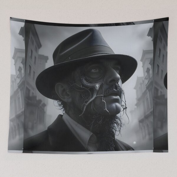 Item preview, Ragnar Boy Mysterious Noir Figures Dramatic City Environments designed and sold by ART ATTACK ZONE.