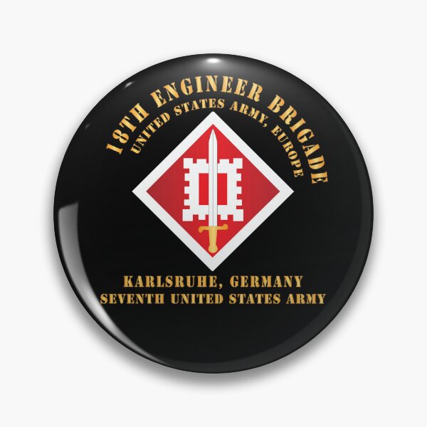 Item preview, Army - 18th Engineer Bde - US Army Europe X 300 designed and sold by Military Insignia Products.