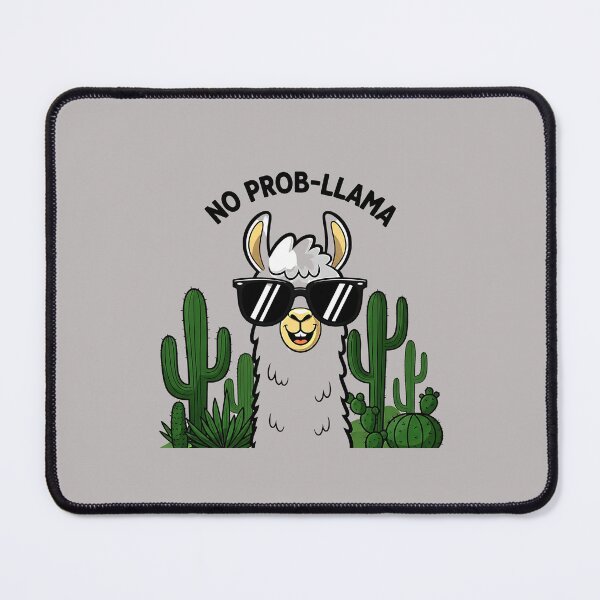 Item preview, No Prob-Llama Funny Cartoon Desert Llama designed and sold by PENLEAF DESIGNS.