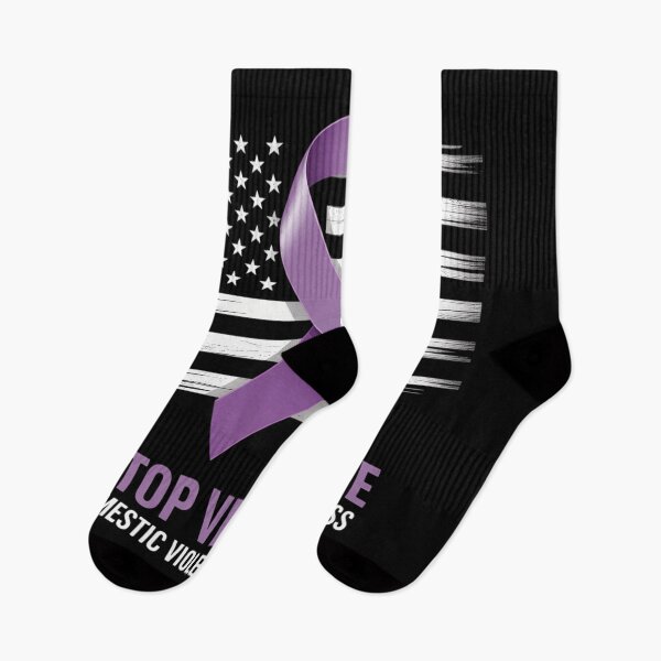 Item preview, Domestic Violence Awareness Support Us Flag designed and sold by NayelKlocko.