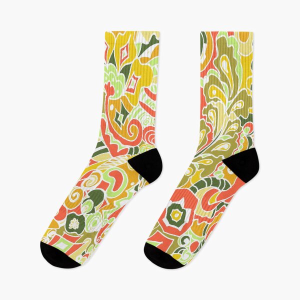 Item preview, Happy Hippie Hand Drawn Pattern designed and sold by Sharon Schwalbe.