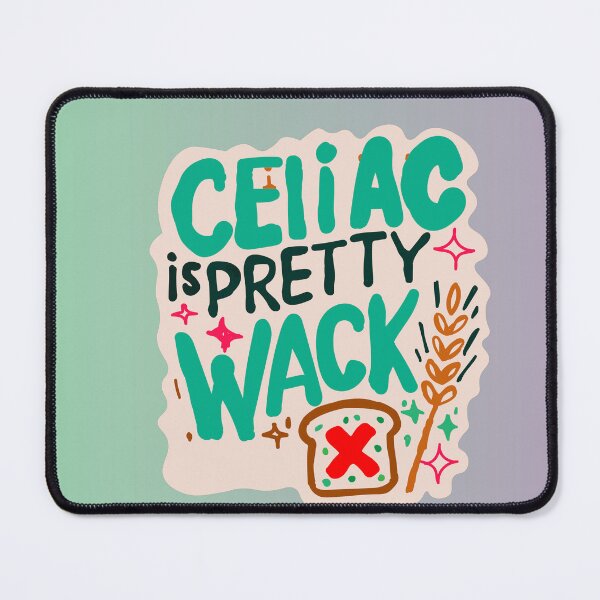 Item preview, Celiac is pretty wack sticker designed and sold by Zero-Crumb-Zone.
