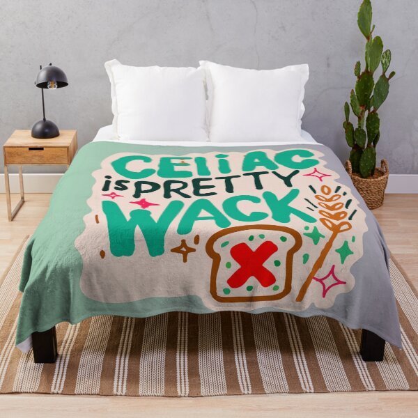 Item preview, Celiac is pretty wack sticker designed and sold by Zero-Crumb-Zone.
