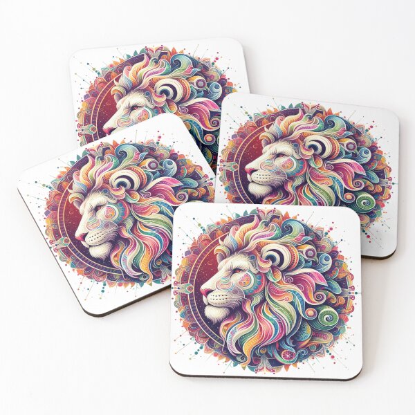 Item preview, Mandala Lion Illustration - Boho Animal Art designed and sold by TheDreamAtelier.