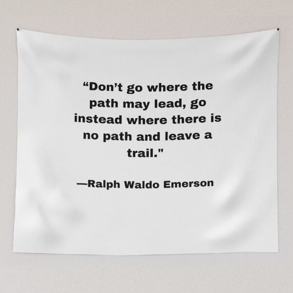 Item preview, |T-Shirt Classic| Leave a Trail ||Ralph Waldo Emerson|| designed and sold by SeaNympth.