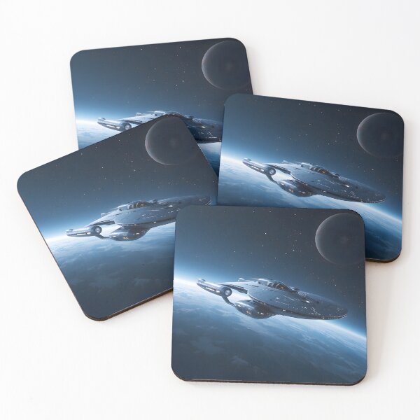 Item preview, Voyages Futuristic Starships Diverse Crews Exploring Space Travelers designed and sold by ART ATTACK ZONE.