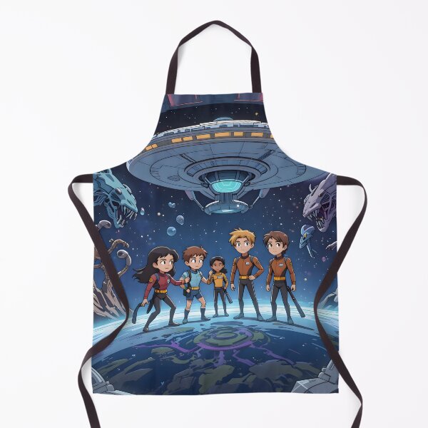 Item preview, Nebulae Futuristic Starships Diverse Crews Exploring Space Travelers designed and sold by ART ATTACK ZONE.