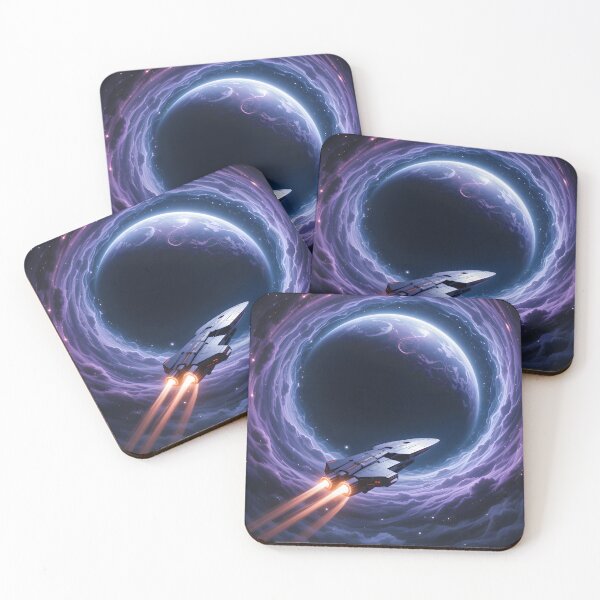 Item preview, Spacecraft Futuristic Starships Diverse Crews Exploring Space Travelers designed and sold by ART ATTACK ZONE.