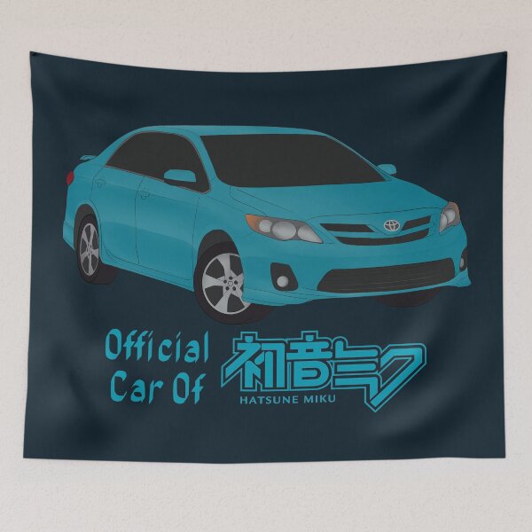 Item preview, Hatsune Miku Official Car - 2011 Toyota Corolla - Teal designed and sold by XC39.