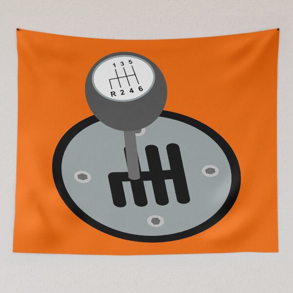 Item preview, GEAR LEVER (#FF6600) designed and sold by Marlon Oseguera.
